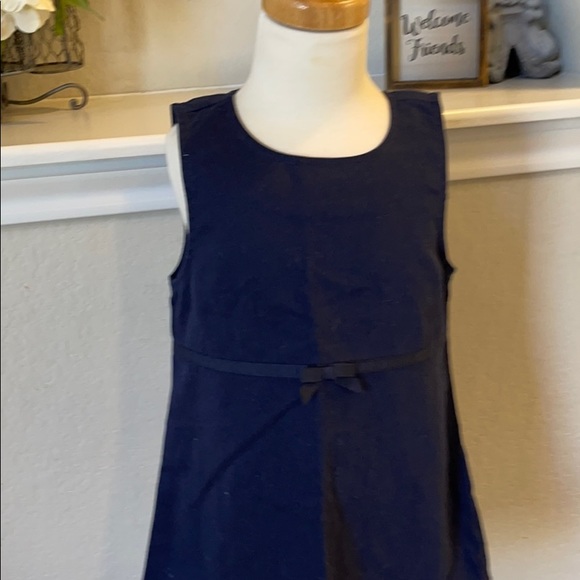 Girl Navy Blue Dress - Picture 2 of 3